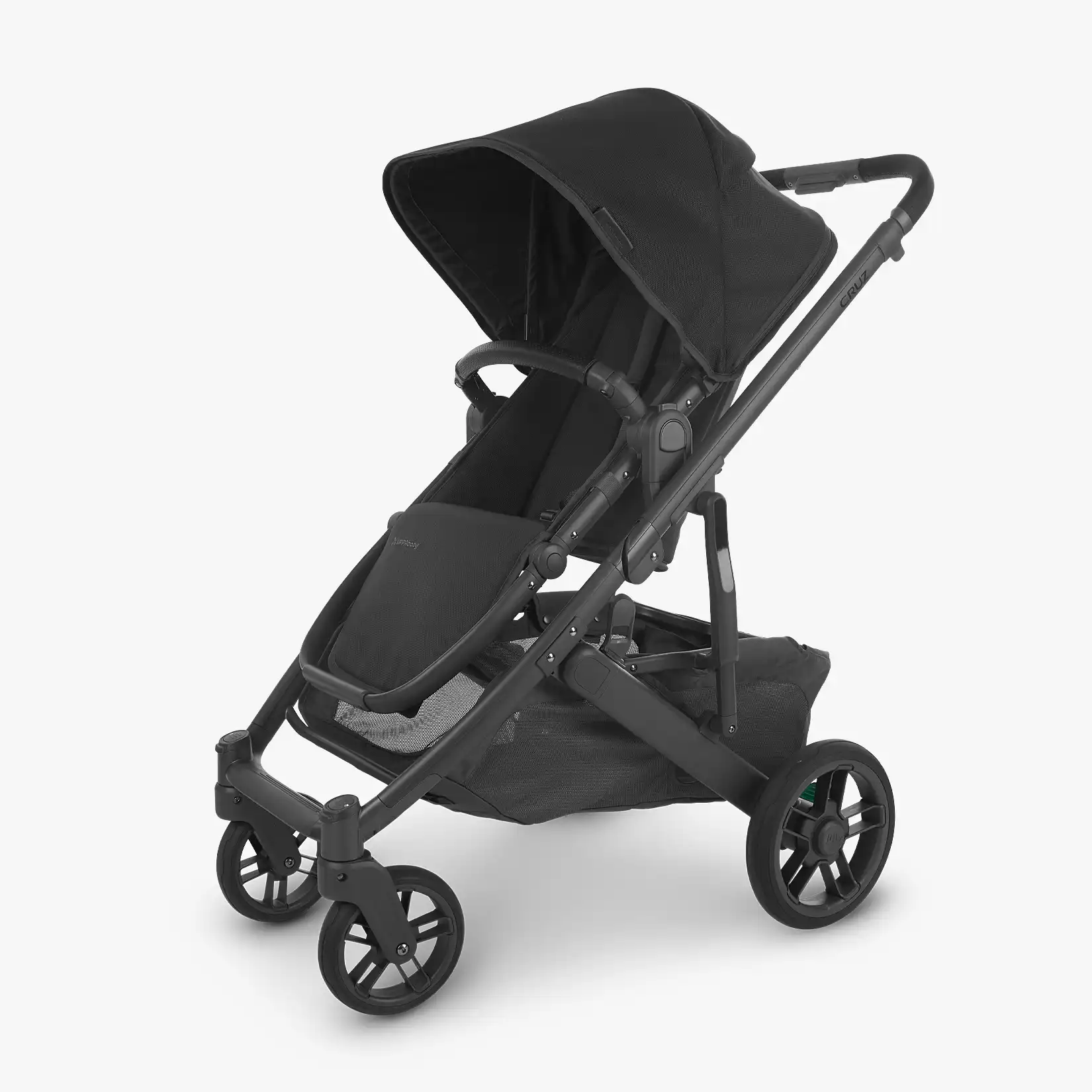 Cruz V2 Stroller - Jake - Charcoal | Carbon Frame | Black Leather